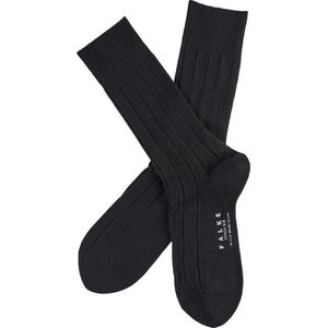 FALKE Lhasa Rib herensokken - zwart (black) - Maat: 39-42
