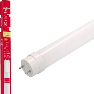 LED's Light Universele TL buis LED 60 cm met starter - Warm wit licht (3000K) - 820 lm