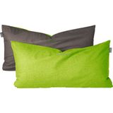 SCHIESSER - Doubleface - Kussenslopen - 40 x 80 cm - Fijn Flanelkwaliteit