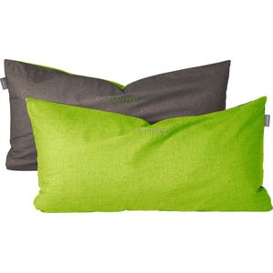 SCHIESSER - Doubleface - Kussenslopen - 40 x 80 cm - Fijn Flanelkwaliteit