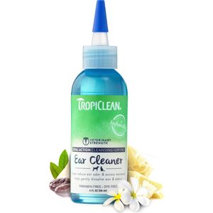 TropiClean Oorreinigingsoplossing - Oor Schoonmaken Hond - 118 ml