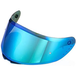 Helm Accessoires voor Motoren - Getint Vizier in Blauw