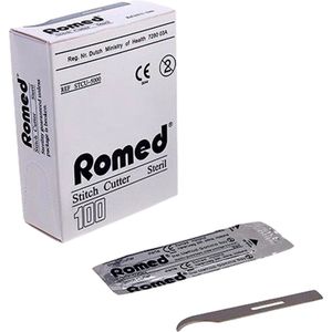 Romed stitch cutter steriel 100 stuks Romed