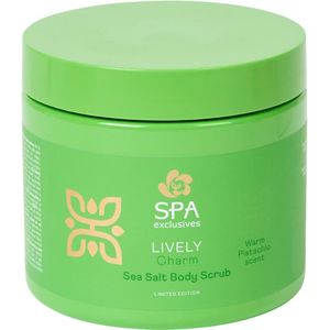 Spa Exclusives - Zeezout Body scrub - Groen - Lively - Pistache Geur