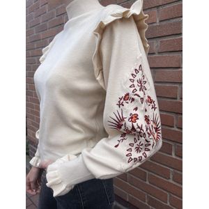 Hill Fashion - Trui - Mila - Ecru - Maat M/L