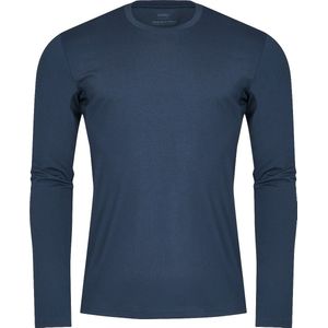 Mey - Hybrid T-shirt Lange Mouw - Yacht Blue - Heren