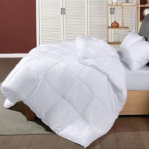 Bedding - Dekbed - 180x200 cm - 280 GSM - Microvezel - Wit