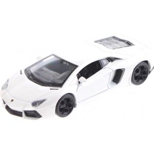 Welly Miniatuur Lamborghini Aventador Wit