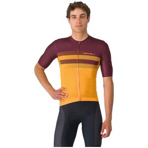 Castelli - Simbolo - Korte Mouw Wielertrui - Oranje