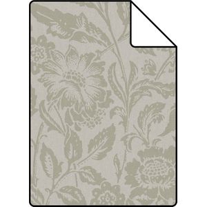 Proefstaal Origin Wallcoverings behang bloemen lichtbruin - 347022 - 26,5 x 21 cm