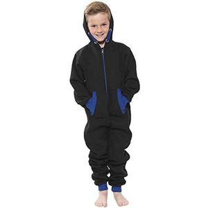Comfortabele Fleece Jumpsuit voor Kinderen | Hoodie Nachtkleding 2-13 Jaar