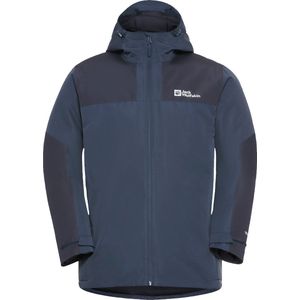 Jack Wolfskin - Wild Places 3in1 Jacket - Heren Jack - Waterdicht - Midnight Sky