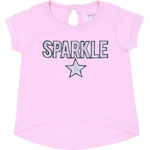 Roze glitter T-shirt / 62 cm