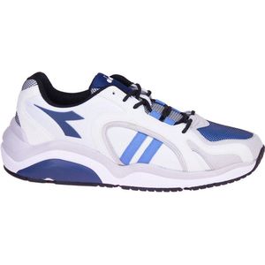 Diadora Whizz 370 Wit-Blauwe Sneaker