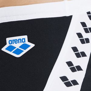 Arena Zwemboxer Icons Low Waist Solid Zwart