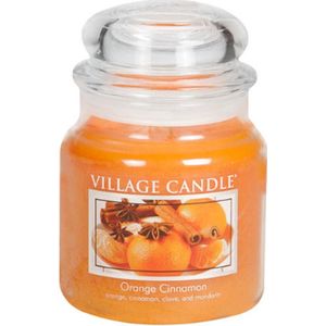 Village Candle Medium Jar Orange Cinnamon