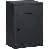 Practo Garden - Pakketbrievenbus - Pakket Brievenbus - Edmonton - Met Cijferslot - Slot - Zwart - Mat