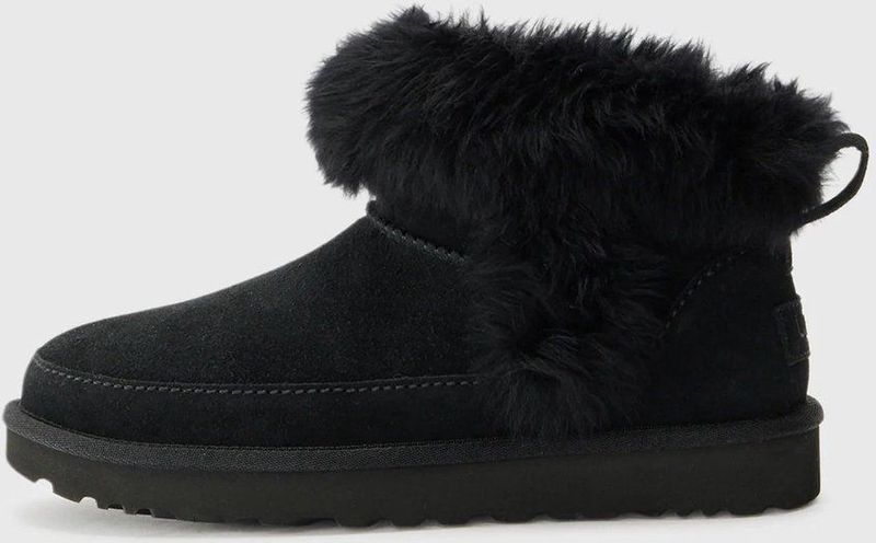 UGG - Classic Ultra Mini Chalet Boot - Zwart - Enkellaarsjes
