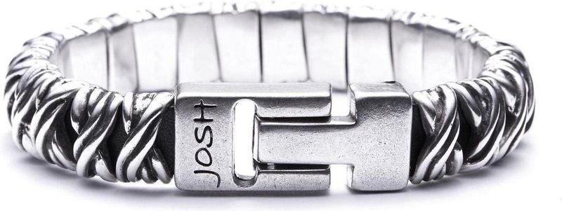 Josh - 03441 - Armband - Zilverkleurig - 19.50 - 21.50 CM