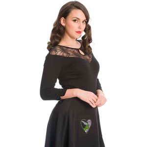 Dancing Days - SPIDER NIGHTS Longsleeve top - M - Zwart