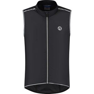 Rogelli Core Mouwloos Fietsjack Heren - Windstopper - Windvest Wielrennen - Zwart - Maat XXL