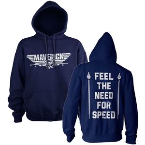 Top Gun Maverick Need For Speed Hoodie Navy-S