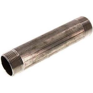 R 1 1/4'' RVS Dubbele Pijpnippel 20 Bar DIN 2982 - 150mm - FL2S-M-ST-114R-150L