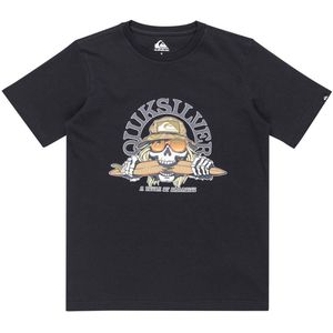 Quiksilver Ev Skull Feast T-shirt Met Korte Mouwen Blauw,Zwart 14 Years Jongen