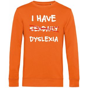 7431 - Sweater - Dyslexia-Pure Orange-XS