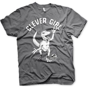 Jurassic Park Clever Girl T-Shirt Dark-Grey-S