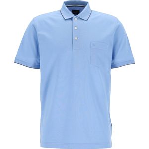 OLYMP Polo Casual - modern fit polo - lichtblauw - Maat: S