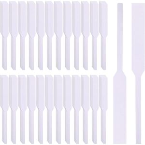 100 Stuks Parfum Teststrips - Geurpapierstrips - Essentiële Oliën Testpapier - Voor Parfumgeuren, Geurtesten(Wit)