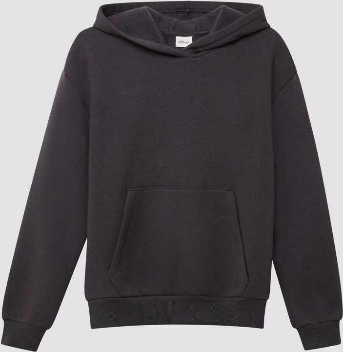 s.Oliver - Sweatshirt - Oversized Hoodie - Geborstelde Katoenmix