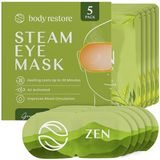 Body Restore - Zen Stoom Oogmaskers - Green Tea - Verwarmd Oogmasker - 5 Stuks