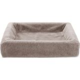 Bia Bed - Fleece Hoes - Hondenmand - Taupe - Bia-2 - 60X5012,5 cm