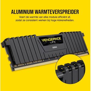 16GB Vengeance LPX DDR4 3200MHz C16 XMP 2.0 Memory Kit - High Performance Desktop - Black