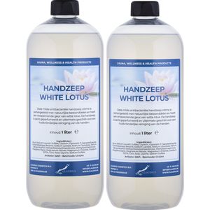 Handzeep White Lotus 1 liter - set van 2 stuks