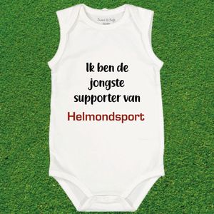Rompertje jongste supporter van Helmond Sport