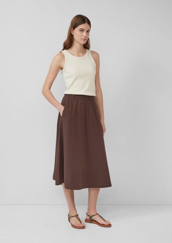 Rok - Jersey - Midirok - Relaxte Pasvorm