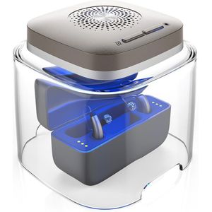 Flow-Med - Dry-Cap - Droogbox - Veilig - Voor Hoortoestellen - UV-C Licht