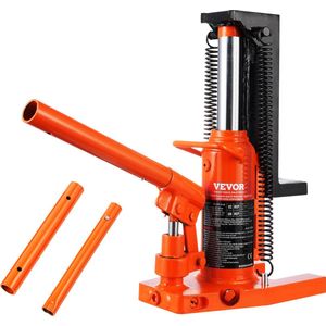 VEVOR - Hydraulische Autokrik - 2,5t - Hefvermogen 5t - Luchthydraulische Klauwkrik - 20-135 mm Teenhoogte - 227-340 mm Tophoogte