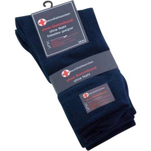 Vincent Creation|Sokken|Sok|""Medische Sokken Naadloos""|Blauw|Maat 43/46|Kousen Tegen Voetproblemen|Diabetes Sokken|Sokken Tegen Oedeem Of Reuma|(3Paar)