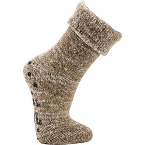 Topsocks - Luxury Wool - Huissokken - Zacht - 70% Wol - Anti-slip Noppen