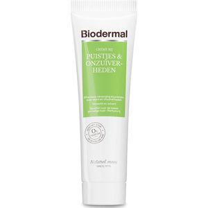 Biodermal Crème bij puistjes en onzuiverheden - Dagcrème – Puistjes crème - 30ml