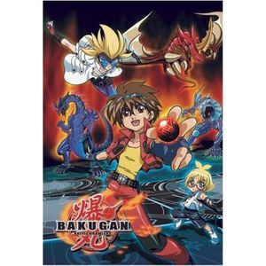 Bakugan fleece deken | plaid 130x160cm