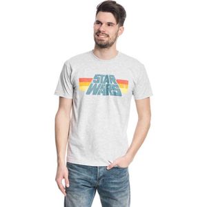 Star Wars - Vintage 77 Heren T-shirt - 5XL - Grijs