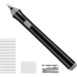Battery-Operated Electric Eraser Set | Replacement Erasers 10 Pieces | Electric Eraser Kit for Pencils Drawing Learning Office