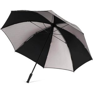 Callaway UV 64 Inch Single Canopy Golfparaplu - Zwart Zilver Wit