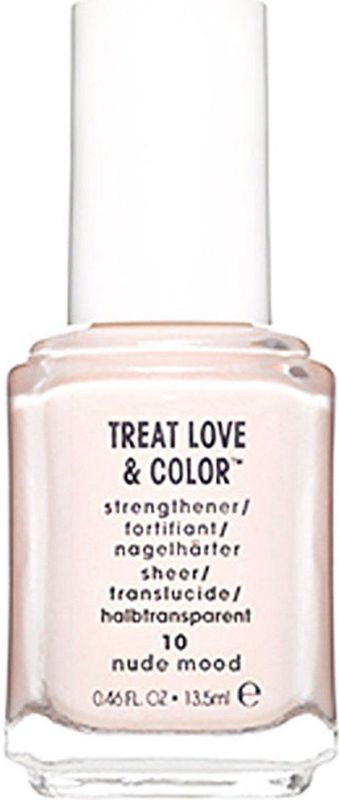 essie - TREAT LOVE & COLOR™ - 10 nudemood - transparant - nagelverharder met calcium & camellia-extract - 13,5 ml