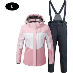 Bovista Ski Suit - Skipak - SkiBroek - Wintersport - Skijas - Dames - 2-Delig - Roze - Maat S